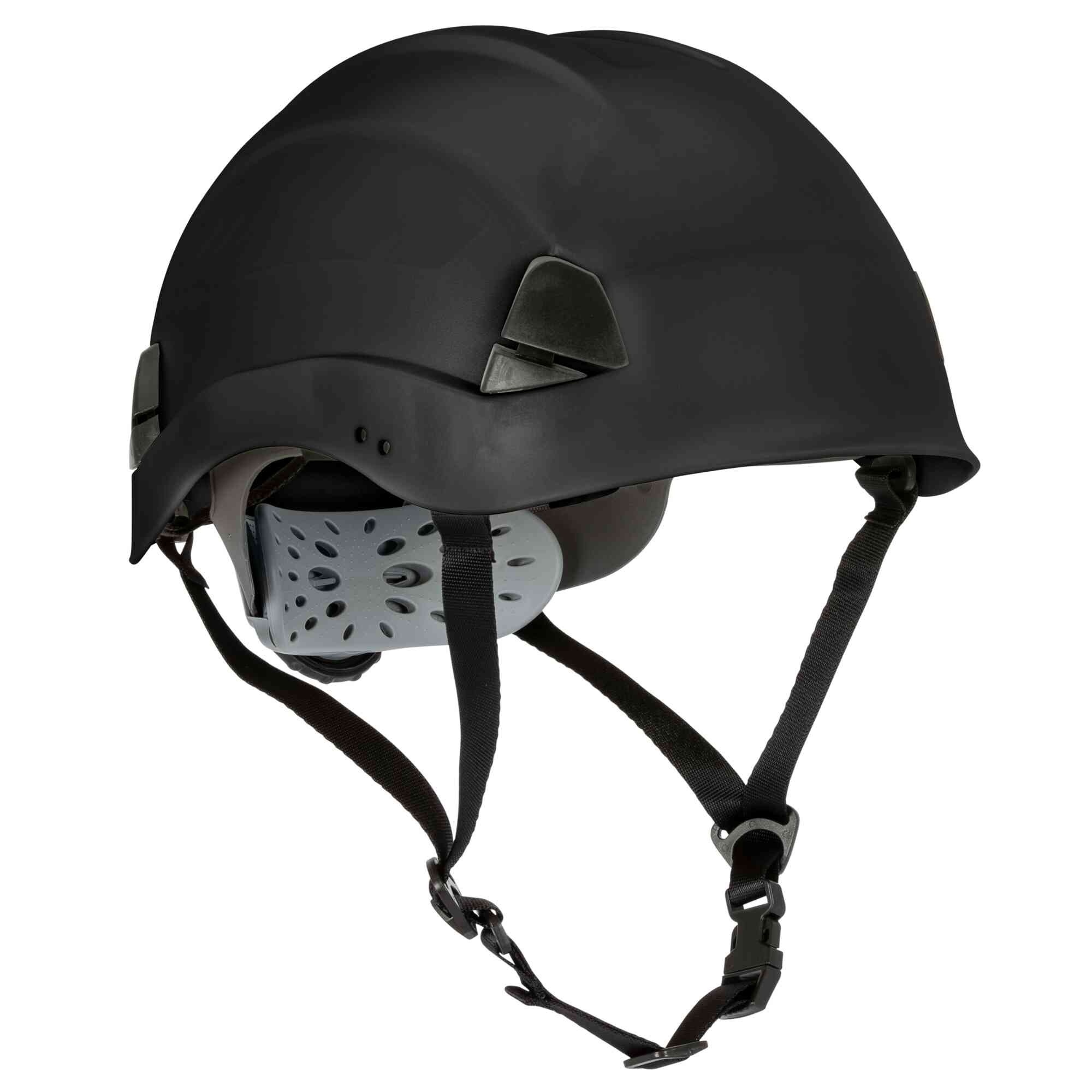 Jackson Safety Hard Hat — CH-300 Series, Industrial Climbing, Non-Vented, Black, Model# 20907
